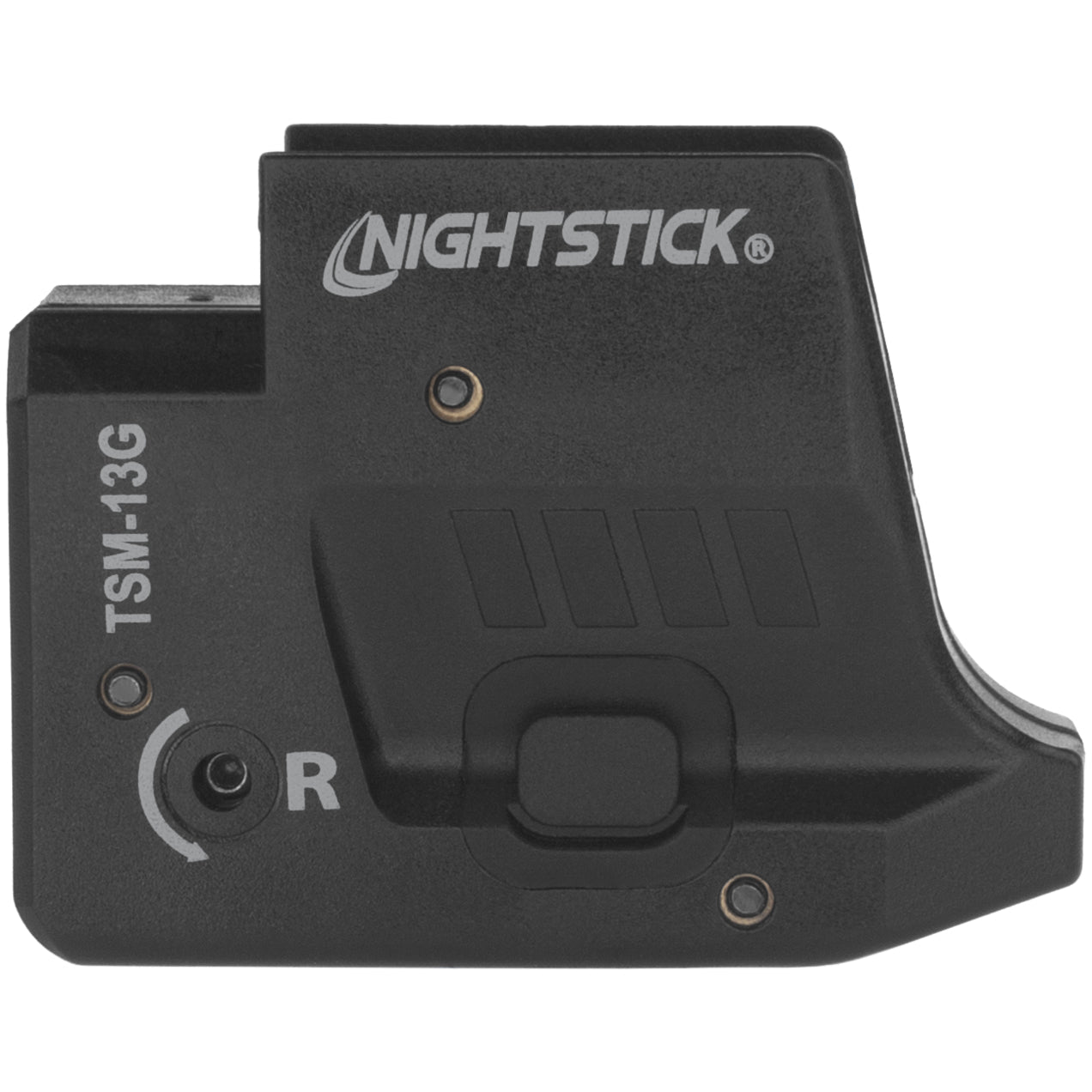 Left side of the Nightstick TSM-13G showing the ambidextrous activation switch