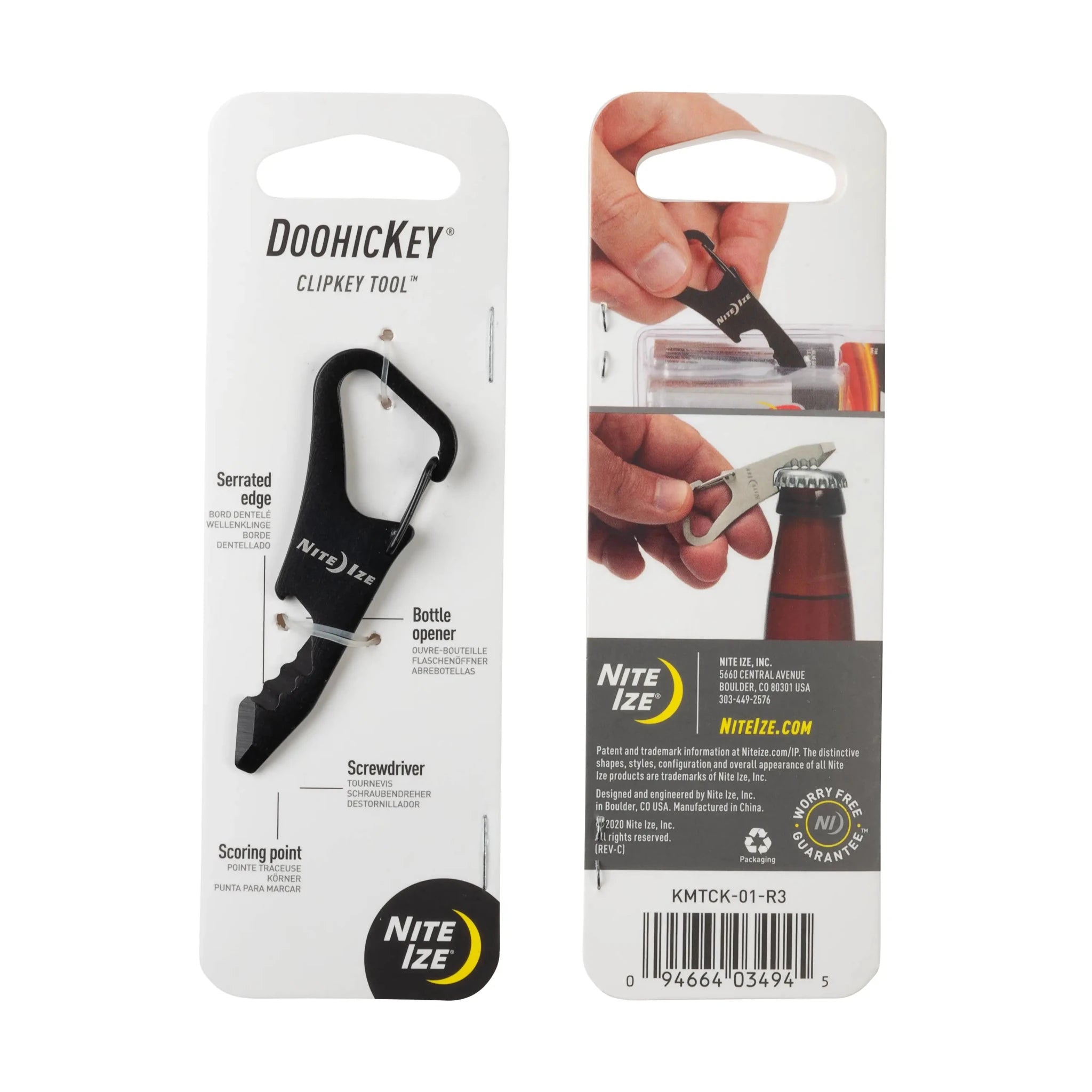 Nite Ize DoohicKey ClipKey Key Tool KMTCK-01-R3 - WCUniforms
