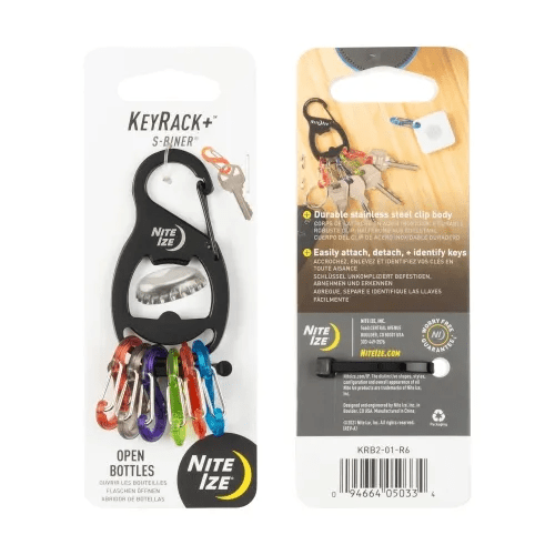 Nite-Ize KeyRack+ S-Biner - Stainless Steel KRB2-01-R6 - WCUniforms