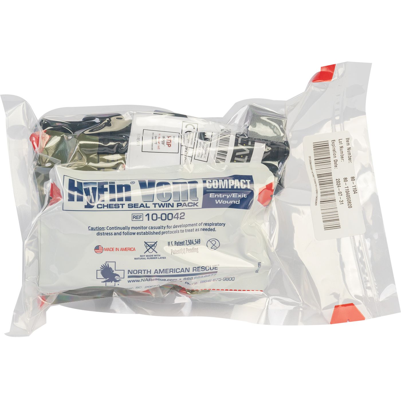 North American Rescue Basic Individual Throw Kit with Wound Packing Gauze | 80 - 1104 - WCUniforms
