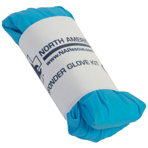 North American Rescue Responder Blue Nitrile Gloves - Pack of 25 - WCUniforms