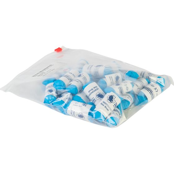 North American Rescue Responder Blue Nitrile Gloves - Pack of 25 - WCUniforms