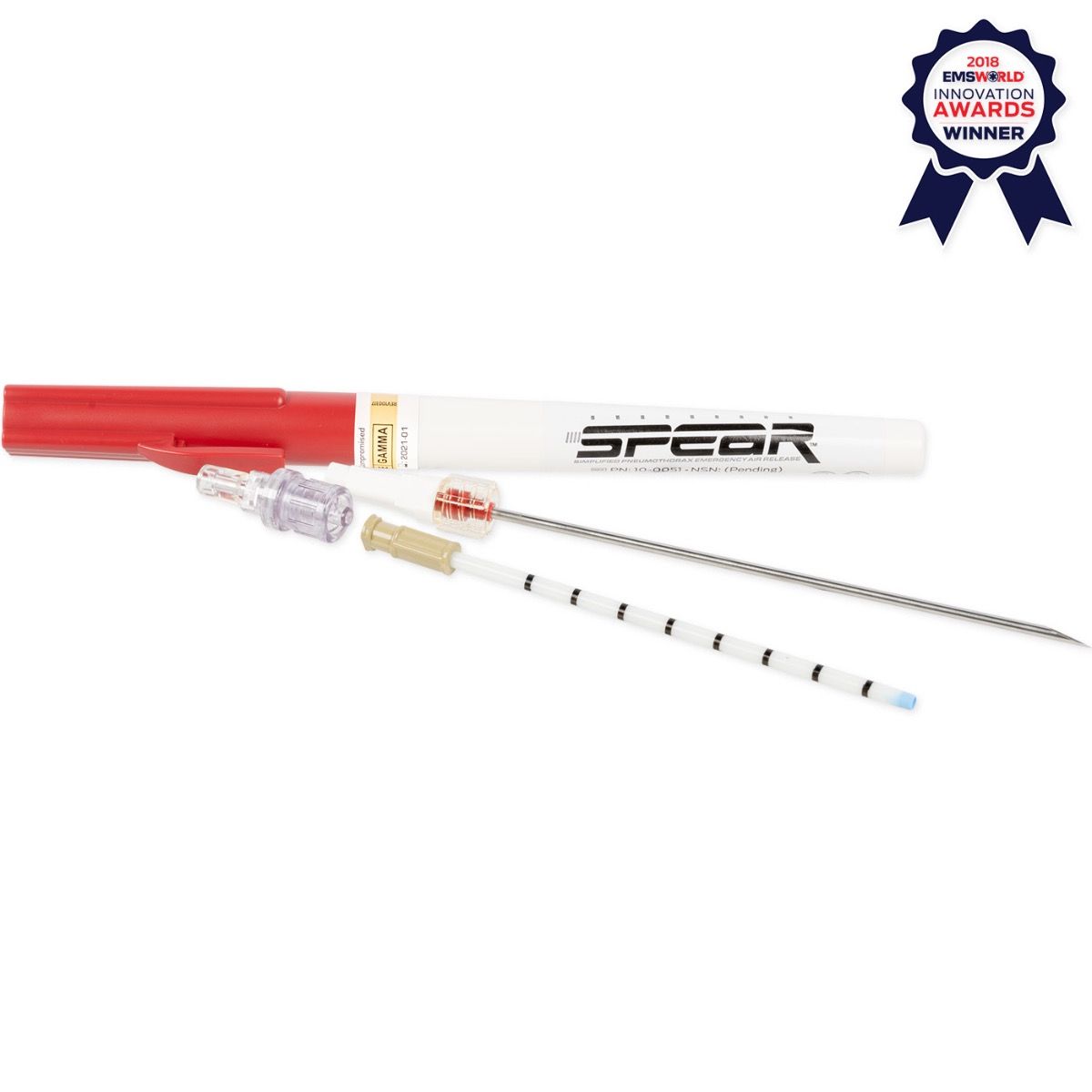North American Rescue SPEAR - Simplified Pneumothorax Emergency Air Release Kit 10-0051 - WCUniforms