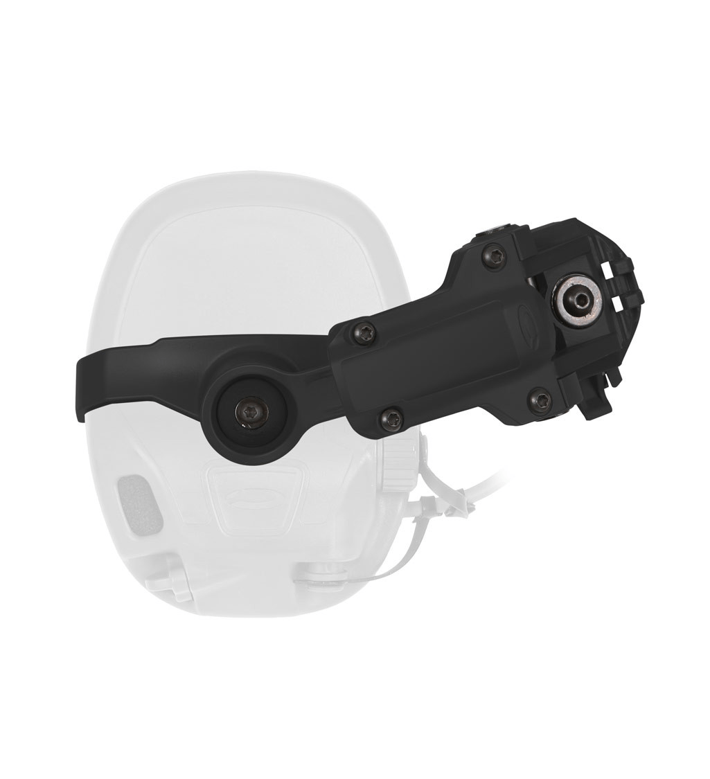 Ops-Core AMP Helmet Rail Mount Kit attachment view for seamless headset integration on Ops-Core ARC rails.