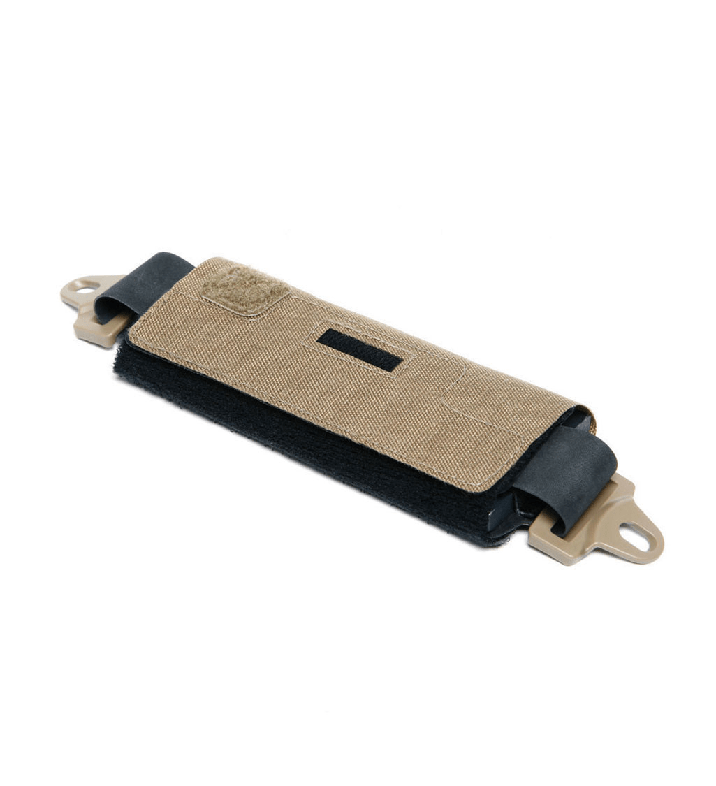 Ops-Core Counterweight with VELCRO fasteners, designed for secure helmet attachment and low light IFF use. Durable construction.