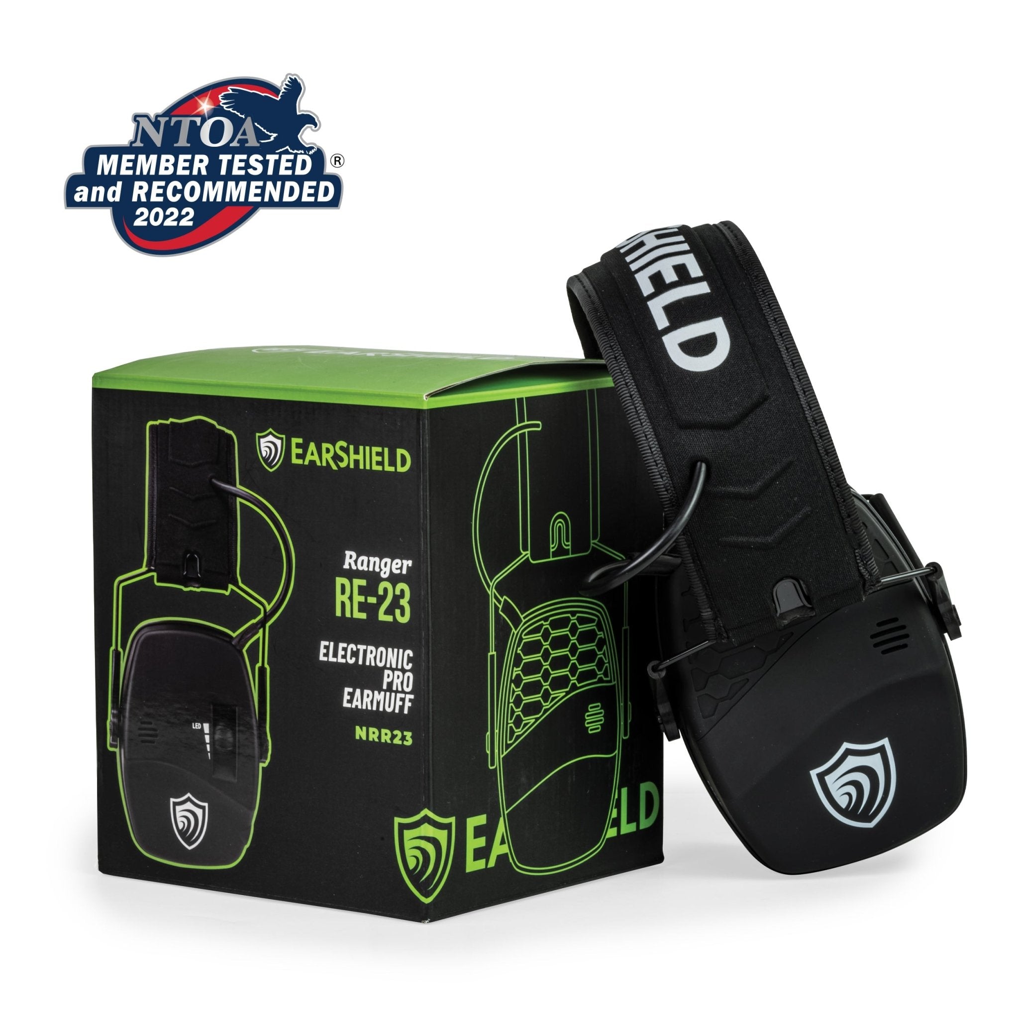 Otis Technology Earshield™ Ranger Electronic Pro Earmuff FG-ES23EBK - WCUniforms
