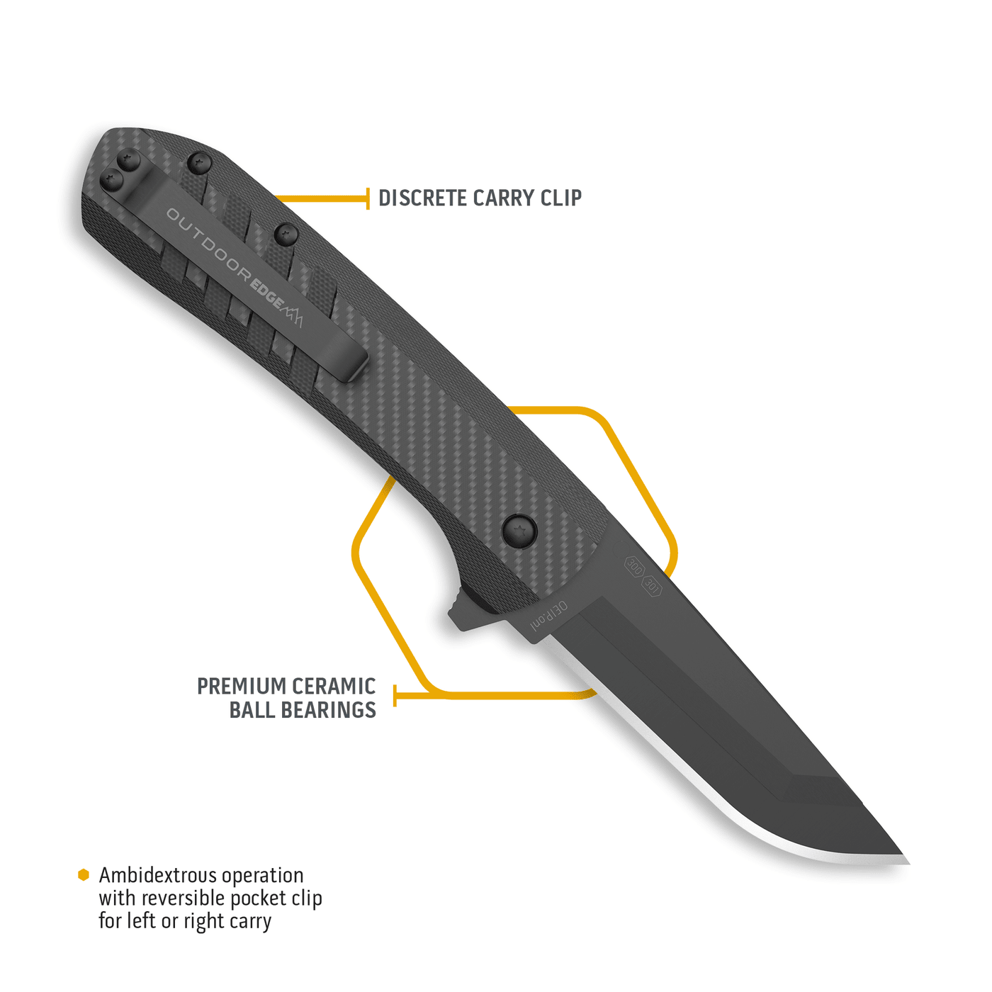 Outdoor Edge 3" Razor VX4 Knife | VX430A - WCUniforms