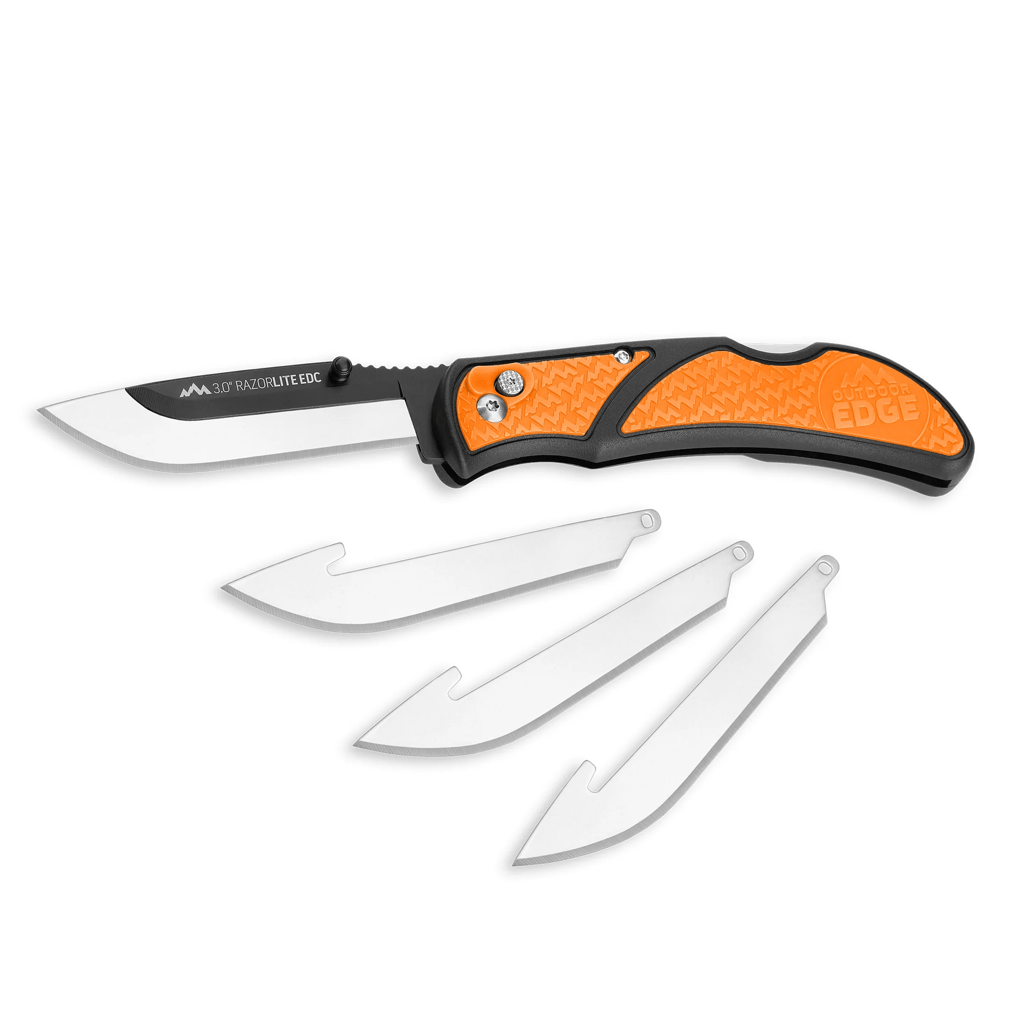 Outdoor Edge 3.0 RAZOR - EDC LITE (Orange, 4 - Blades) - WCUniforms