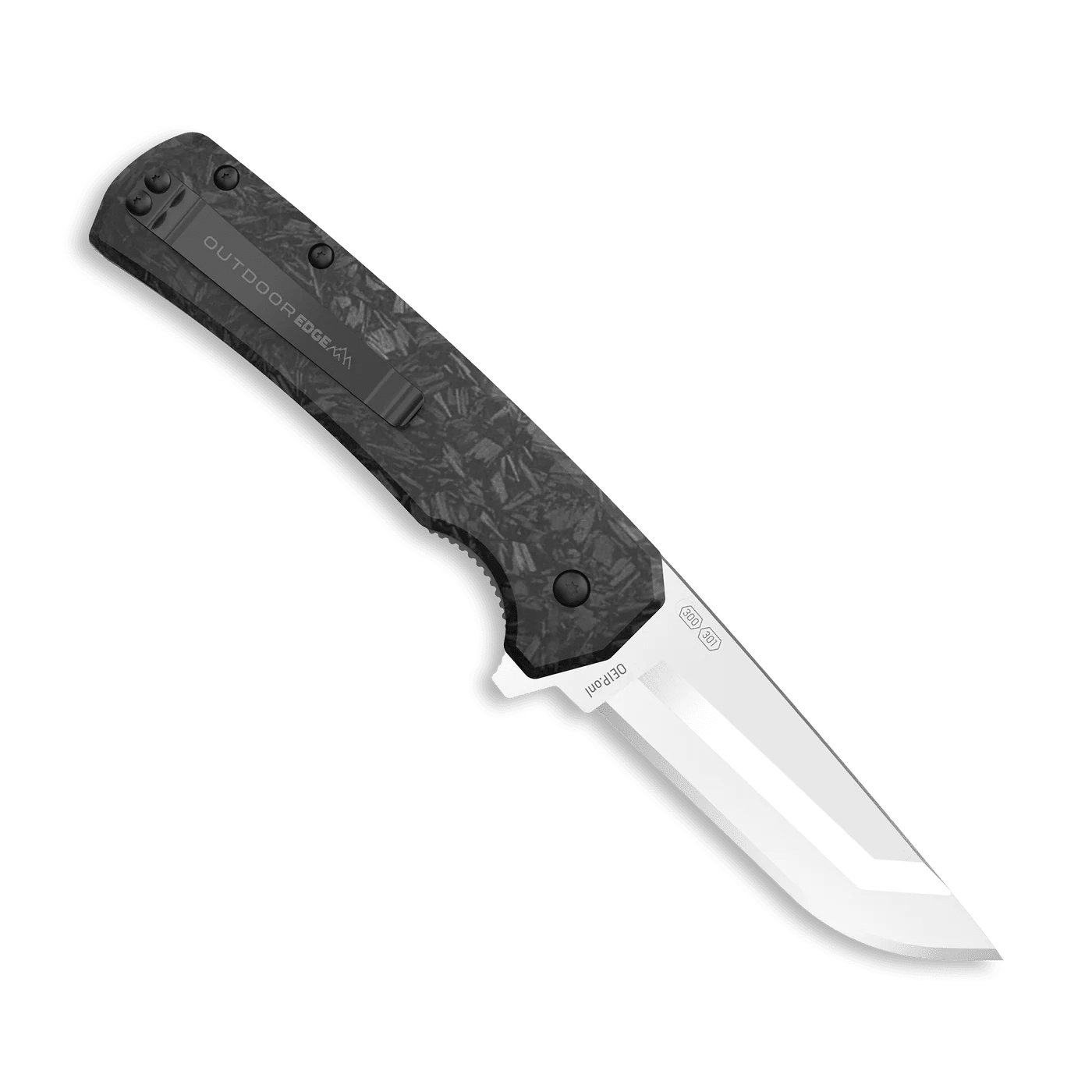 Outdoor Edge Razor VX® 5 Knife Forged Carbon & G10 | VX530A - WCUniforms