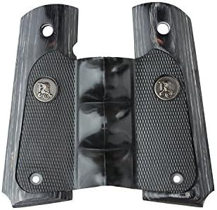 Pachmayr American Legend Colt 1911 Grips with Finger Grooves Wood in Rosewood or Charcoal - WCUniforms