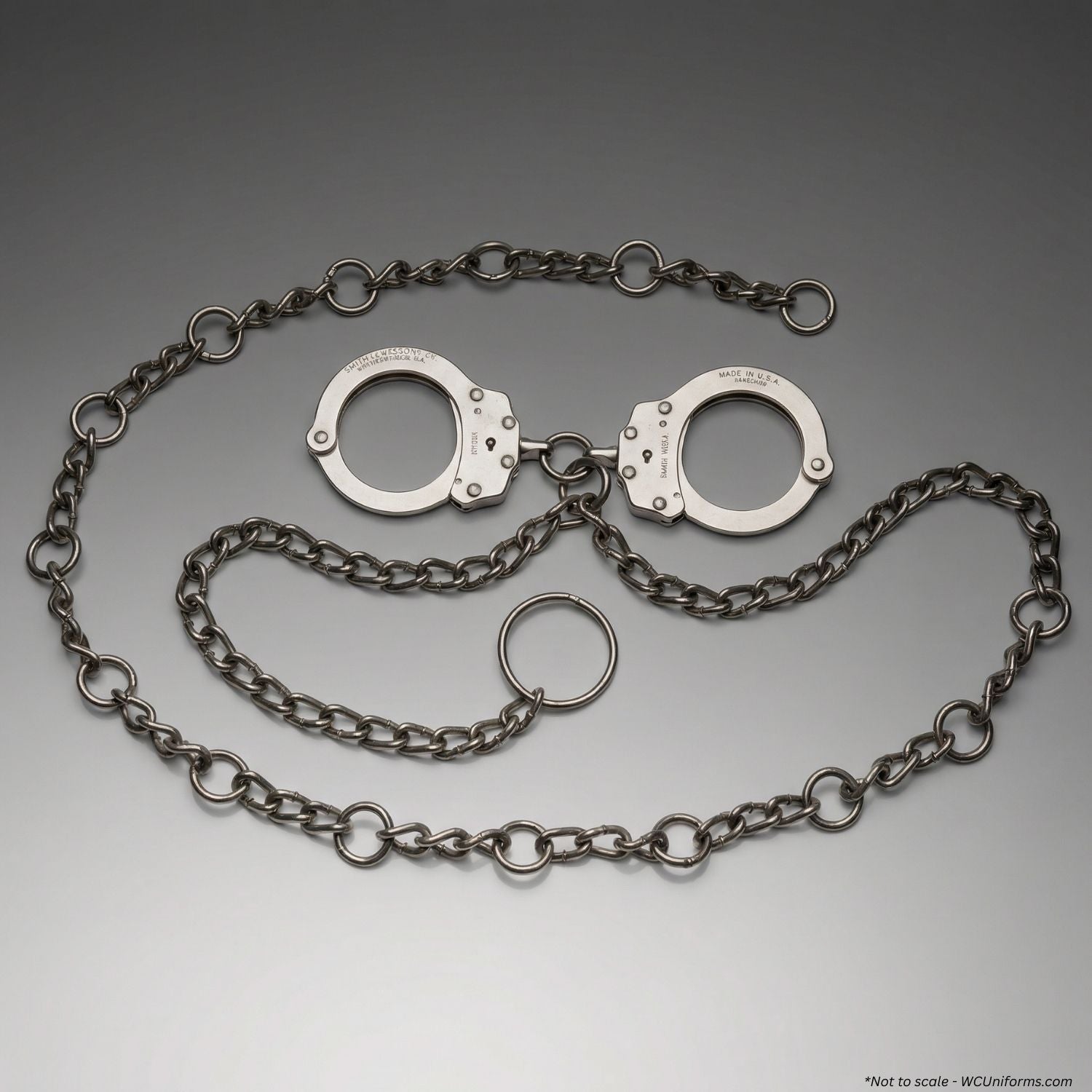 Peerless Handcuff Company 7003C Waist Chain, Handcuffs at Navel - WCUniforms