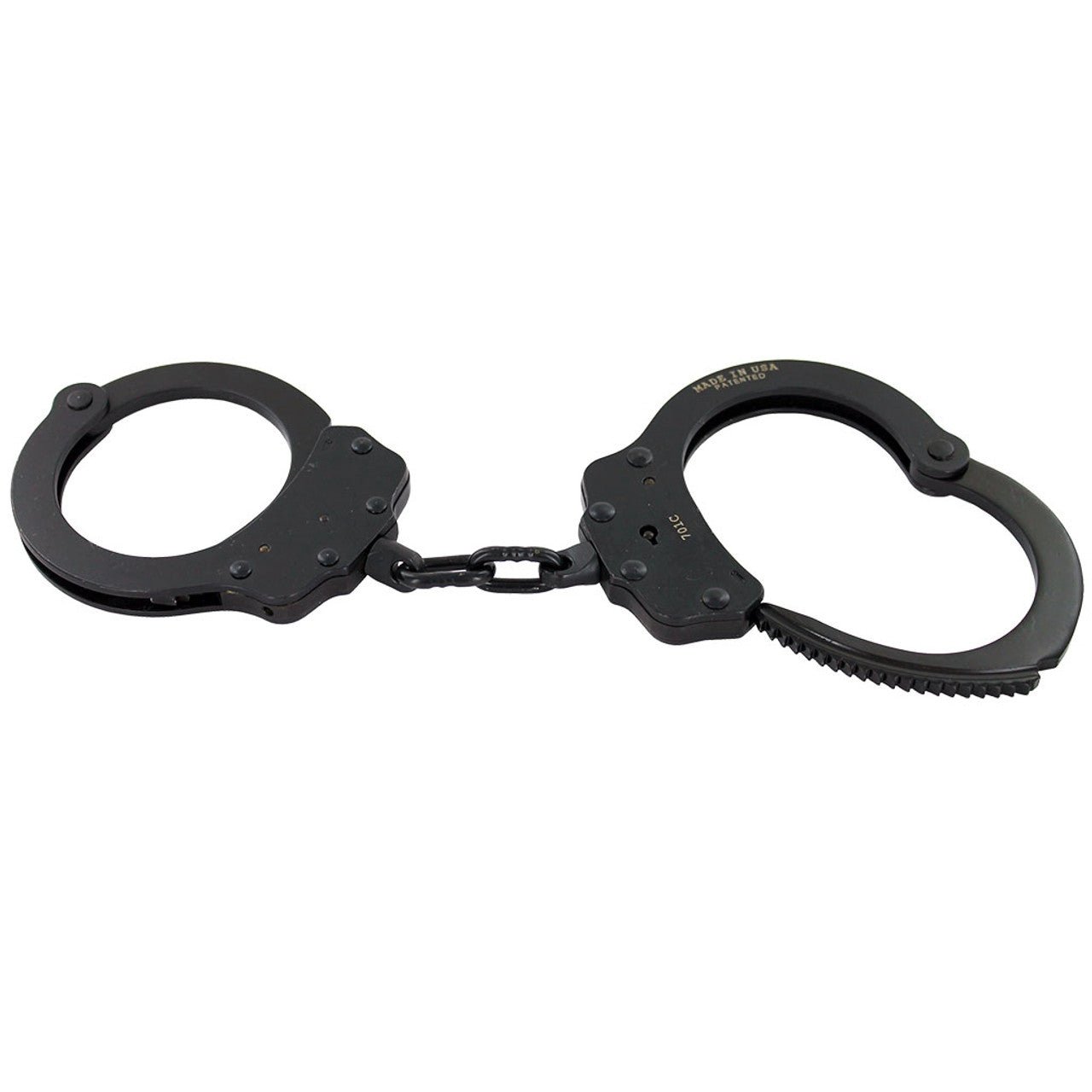 Peerless Handcuff Company 701C Chain Handcuff Pentrate - Black - WCUniforms