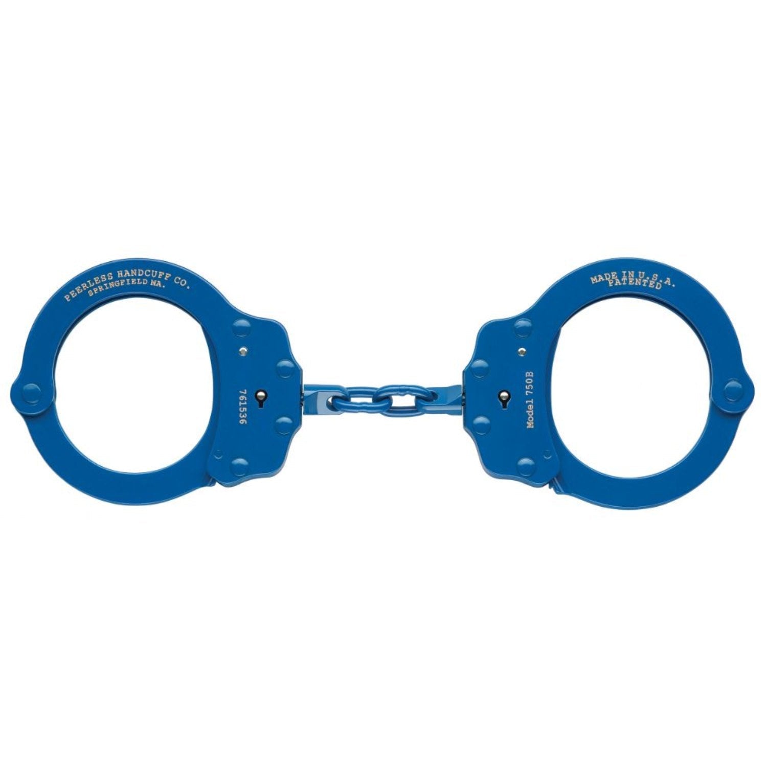 Peerless Handcuff Company 750C Colored Chain Handcuff - WCUniforms