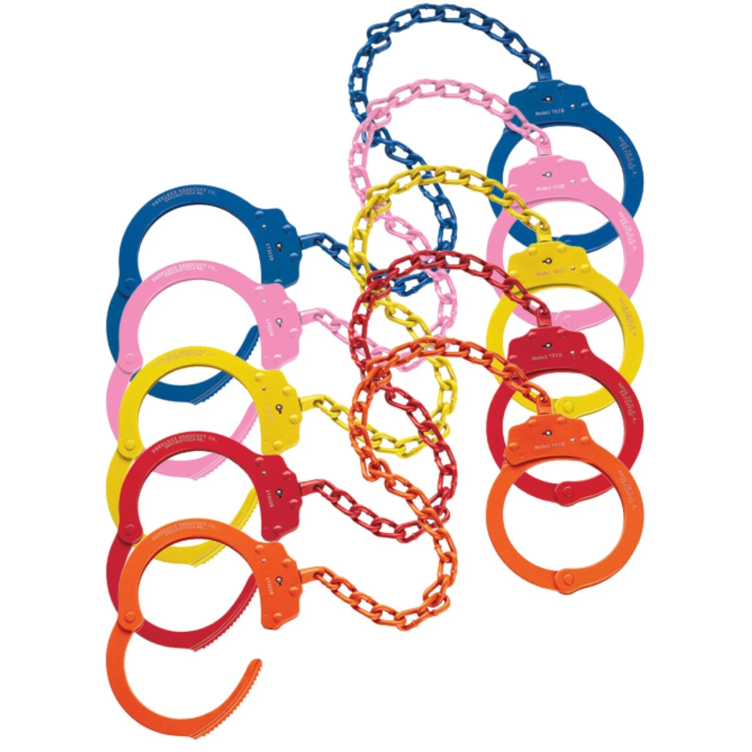 Peerless Handcuff Company 753C Colored Leg Irons - WCUniforms