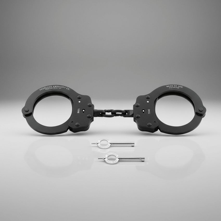 Peerless Model 730C Superlite Chain Link Handcuff – 5.2 oz USA