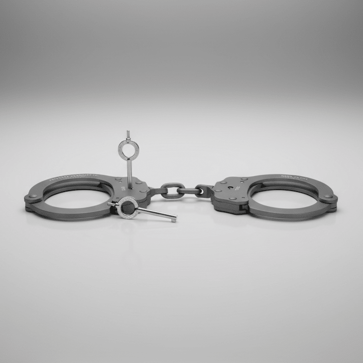Peerless Model 730C Superlite Chain Link Handcuff – 5.2 oz USA