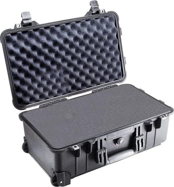 Pelican Products 1510 Carry-On Case – Black, Foam -