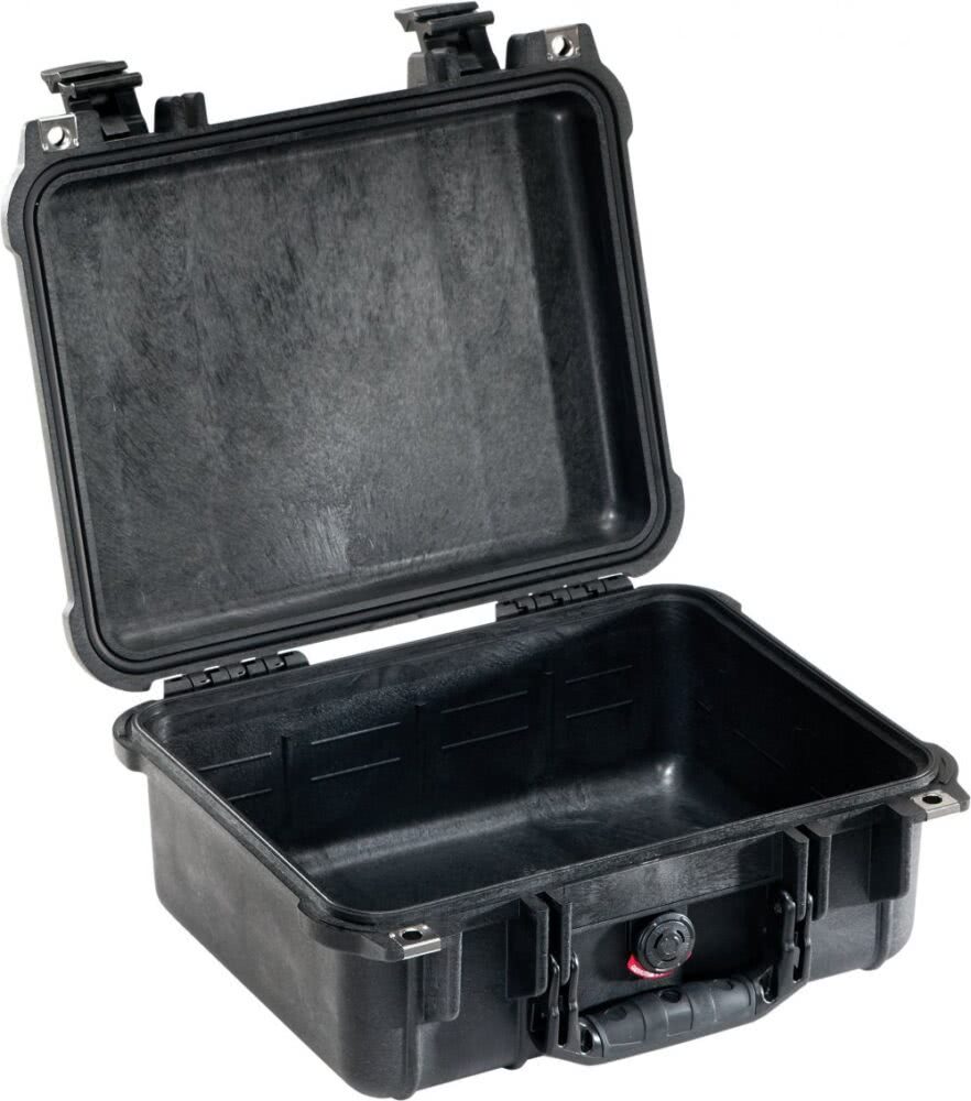 Pelican Products 1400 Small Case – Black, No Foam -