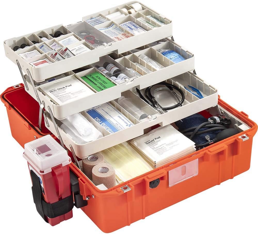 Pelican Products 1465EMS Case - Orange - WCUniforms