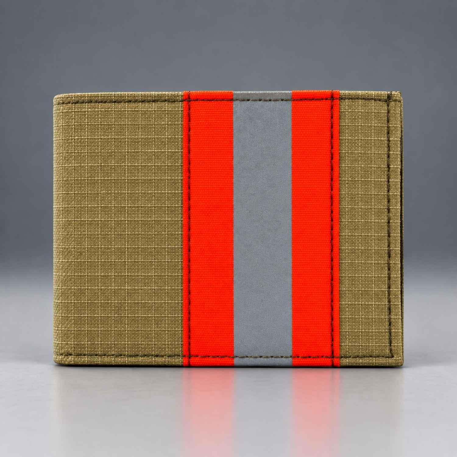 Perfect Fit Firefighter Gold Matrix Bifold Credit Card Wallet - WCUniforms