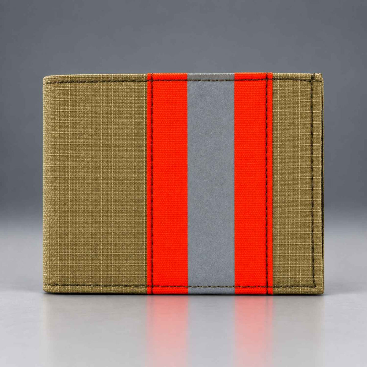 Perfect Fit Firefighter Gold Matrix Bifold Credit Card Wallet - WCUniforms