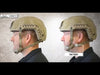 View of Ops-Core FAST Fit Kit H10856-1 for Accurate FAST Helmet Sizing with Measuring Tape and Guide