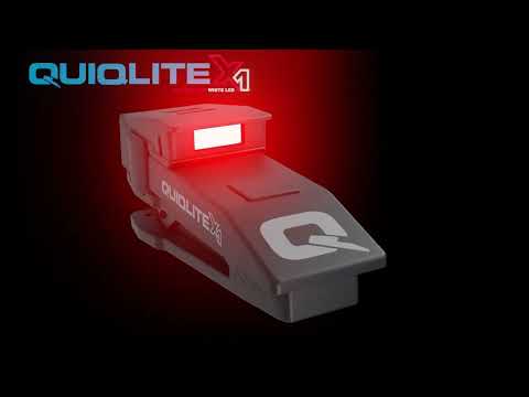 Quiqlite QuiqLiteX1 Tactical Red/White, Blue/White, or White LED QX1