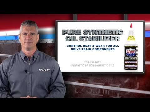 Video explaining Lucas Oil Pure Synthetic Oil Stabilizer Additive (1 Qt, 1 Gal, 5 Gal, or 55 Gal Drum)