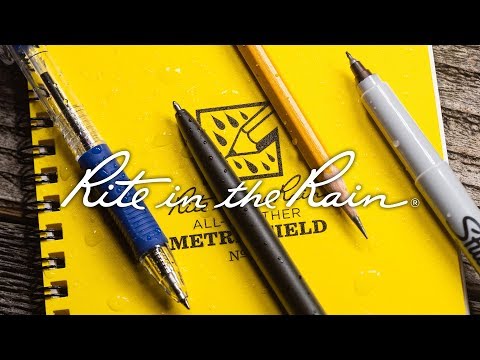 Video about Rite in the Rain All-Weather Metal Clicker Pen 97