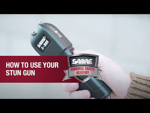 Sabre Tactical Stun Gun with LED Flashlight & Anti-Grab Technology S-1009