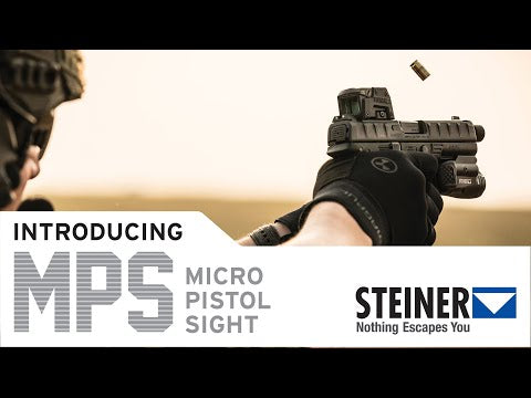 Video about Steiner MPS Micro Pistol Sight Red Dot 3.3 MOA Black 8700-MPS