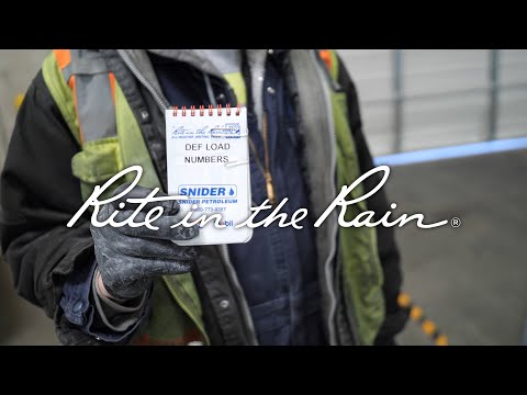 Video of Rite in the Rain Letter Size All-Weather Copier Paper - White | 8511