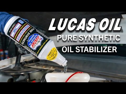 Video explaining Lucas Oil Pure Synthetic Oil Stabilizer Additive (1 Qt, 1 Gal, 5 Gal, or 55 Gal Drum)