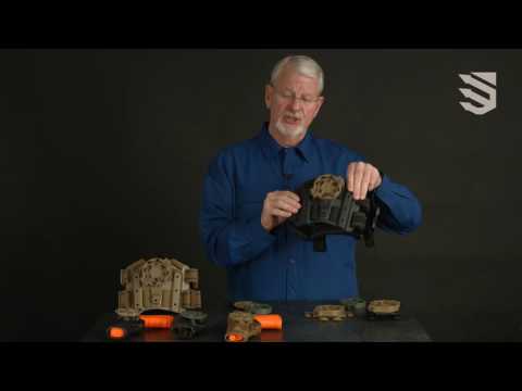 Video demonstration of Blackhawk Quick Disconnect Male Adapter for SERPA Holsters 430951 Black or Coyote Tan