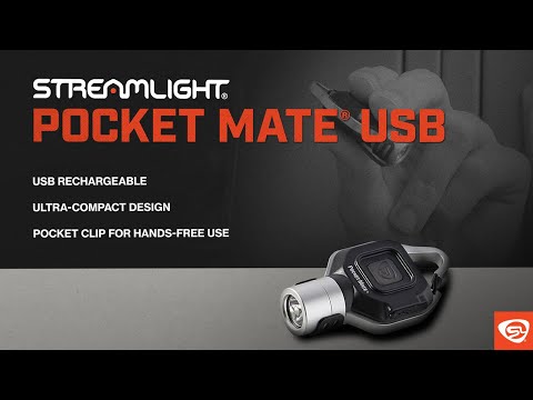 Streamlight Pocket Mate USB Rechargeable Keychain 325 Lumen LED Flashlight