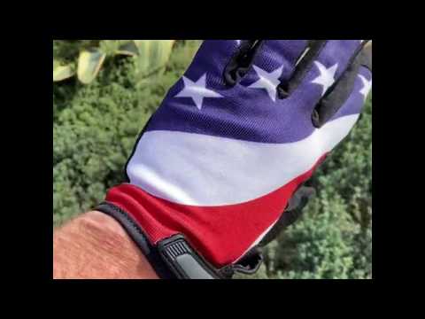 Industrious Handwear US Flag Unlined Full Finger Gloves | EGC-US