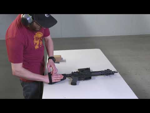 SB Tactical SBA4 Black, 5-POSITION ADJUSTABLE SBA4X-01-SB