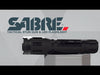 Pistola paralizante táctica Sabre con linterna LED