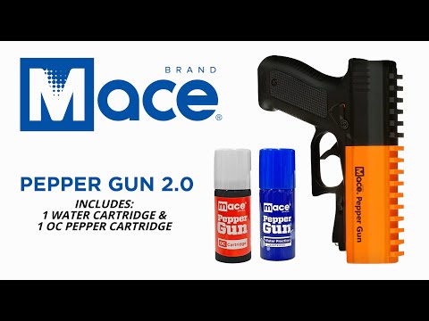 MACE Pepper Gun 2.0 10% OC Spray 80586 - Long-Range, LED Light