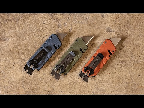 Video of Gerber Prybrid Utility Clip urban blue with integrated utility blade 1068161