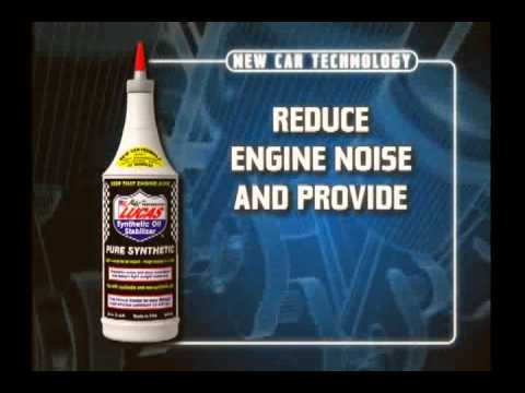 Animated video demonstrating Lucas Oil Pure Synthetic Oil Stabilizer Additive (1 Qt, 1 Gal, 5 Gal, or 55 Gal Drum)
