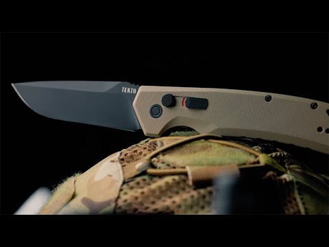 Tekto Gear A3 Delta Automatic Folding Knife - Black
