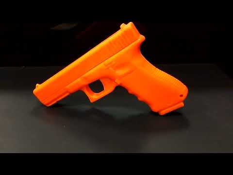 Video demonstration of an orange Blackhawk Demonstrator Replica Training Gun Glock 17 | 44DGGL17OR