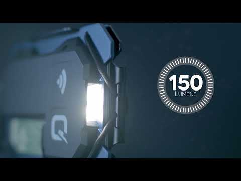 Quiqlite TAQTracker Slim Bluetooth Tracking Locator Wallet with Rechargeable LED Flashlight, Safety Strobe and Multi-Tool