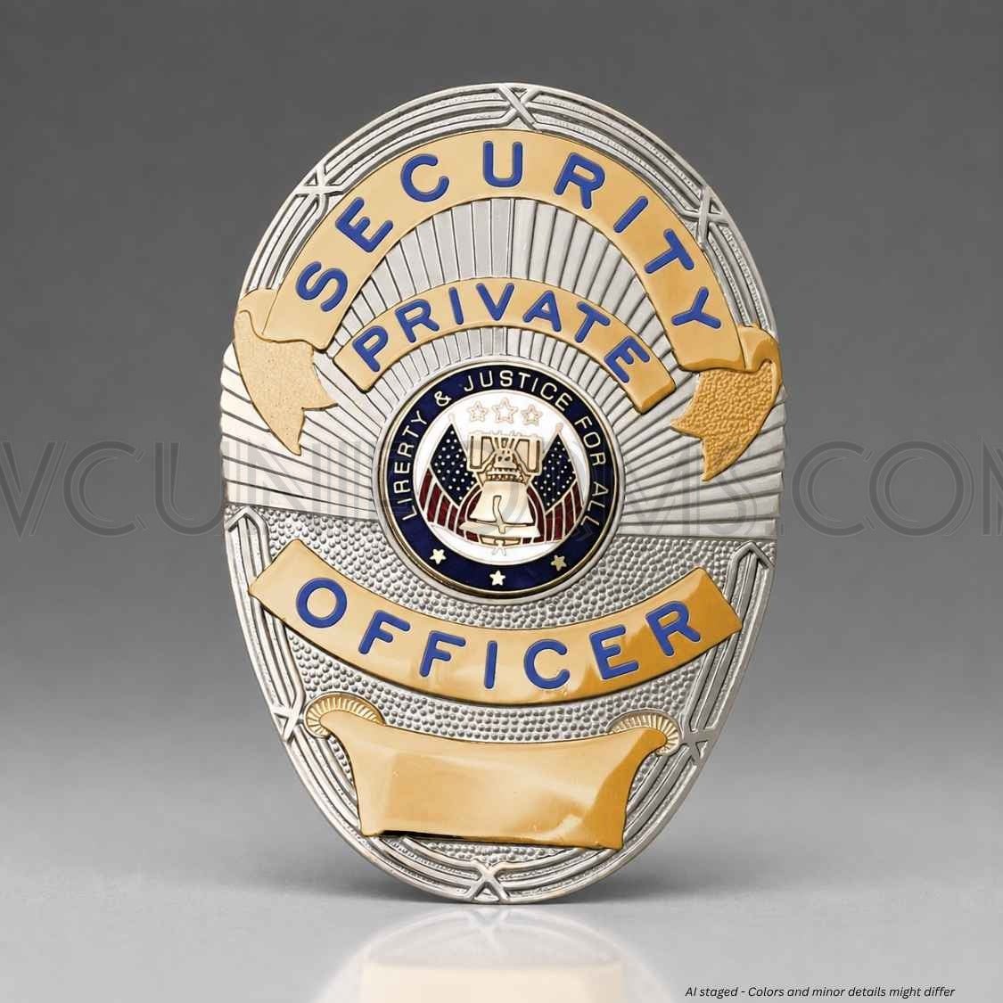Watermarked - Private Security Officer Uniform Shield Badge BA03