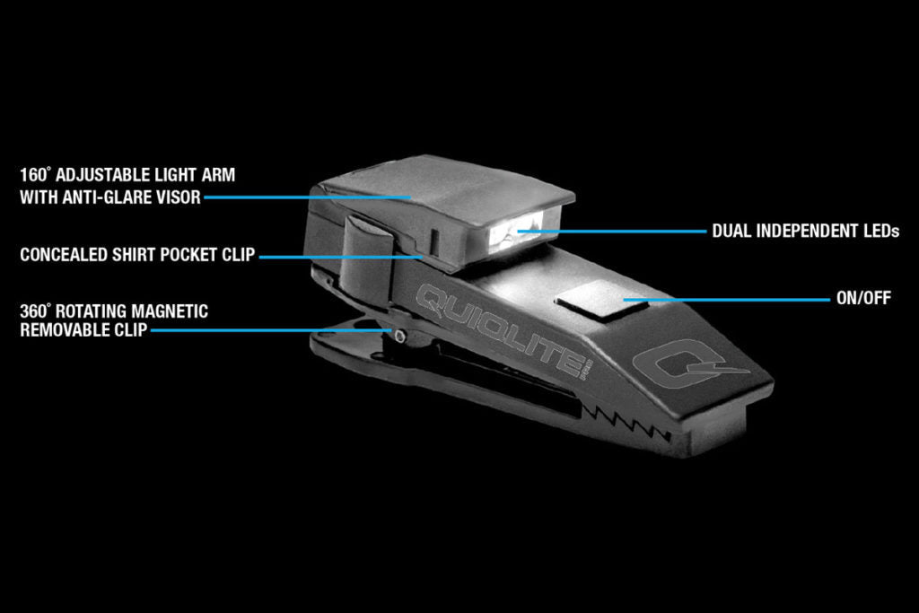 Quiqlite QuiqLitePro Hands-Free Pocket Concealable Flashlight - WCUniforms