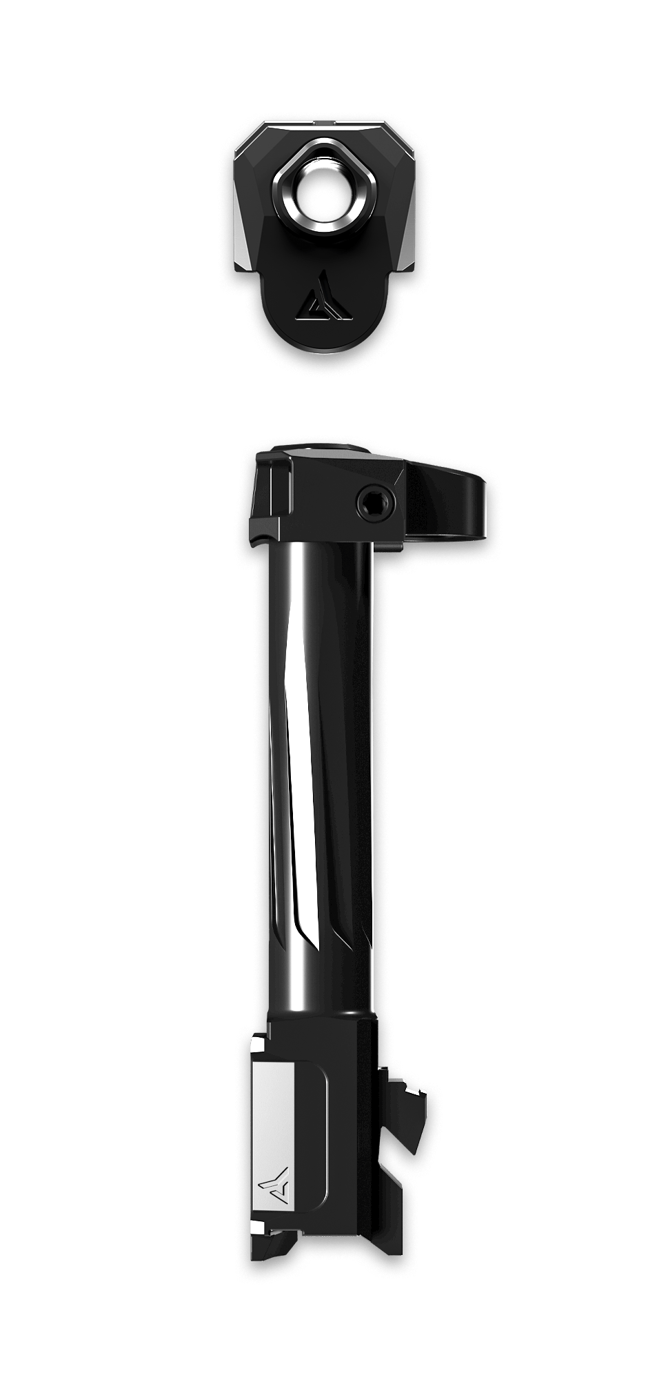 Radian AFTERBURNER (GEN4) micro compensator and RAMJET combo, showcasing sleek design and advanced recoil reduction technology.