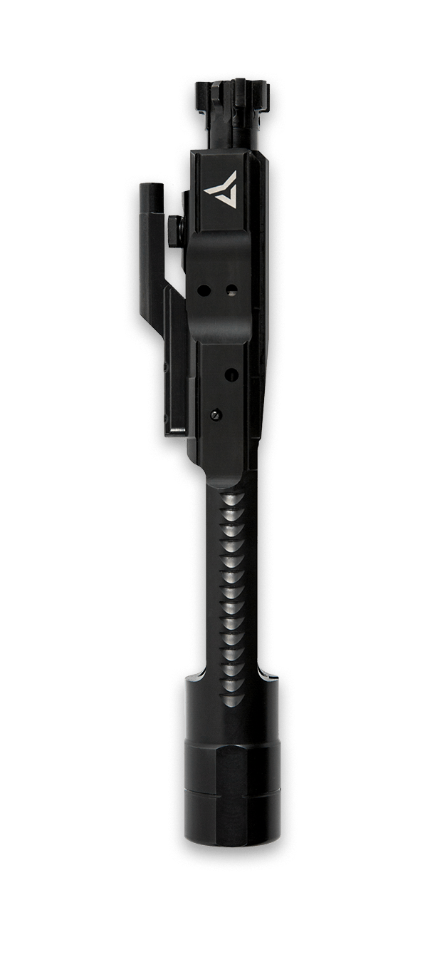 Radian Enhanced Bolt Carrier Group for AR15/M16, designed for reliability and reduced friction in black finish.