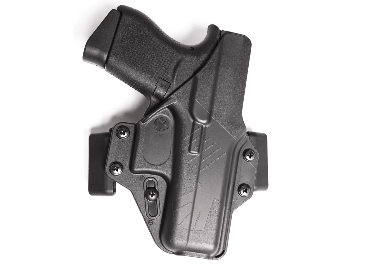 Raven Concealment Perun OWB holster, designed for comfort and concealability with a sleek, body-hugging profile.