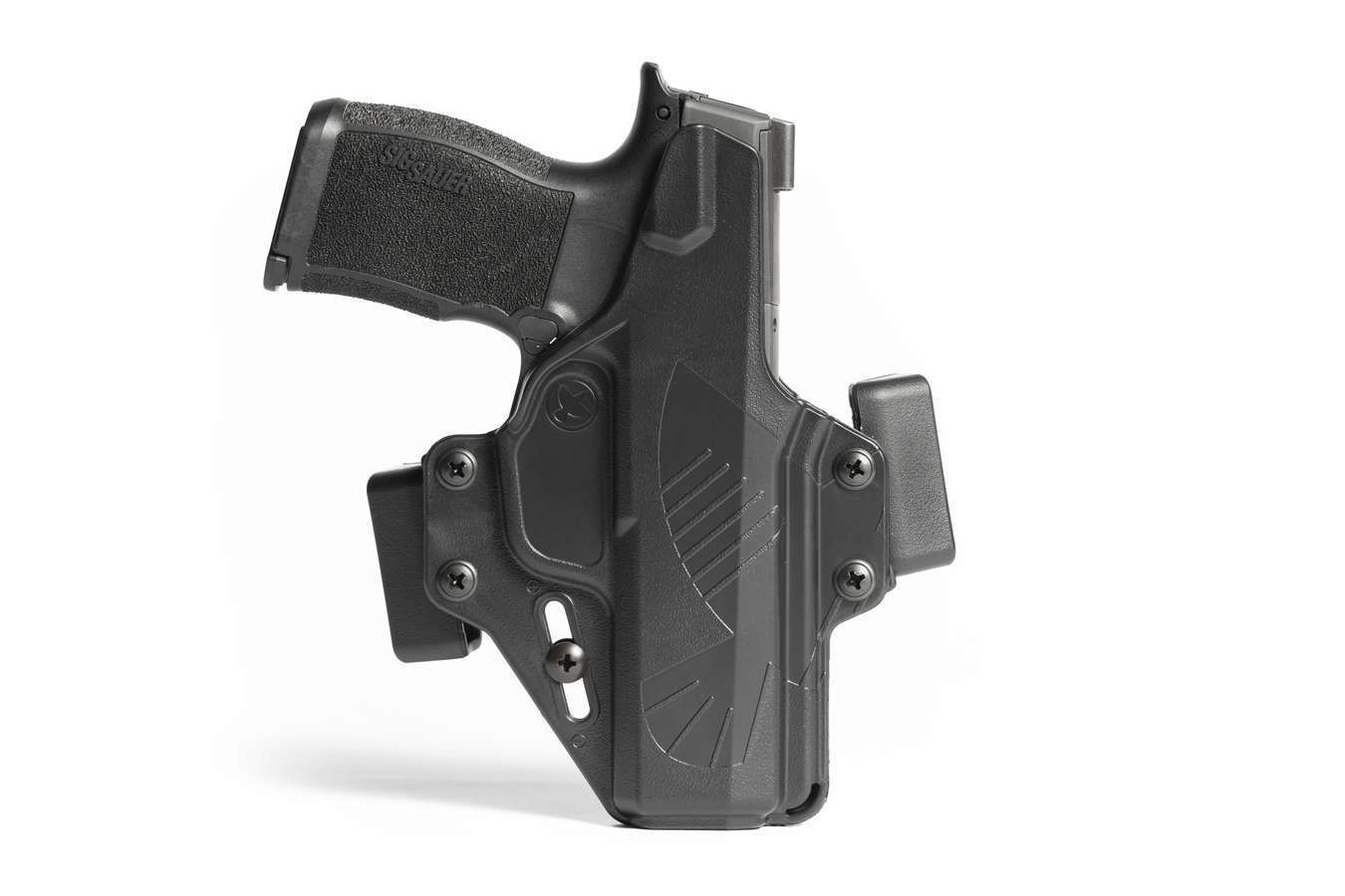 Raven Concealment Perun OWB holster showcasing sleek design and modular features, ideal for secure firearm concealment.